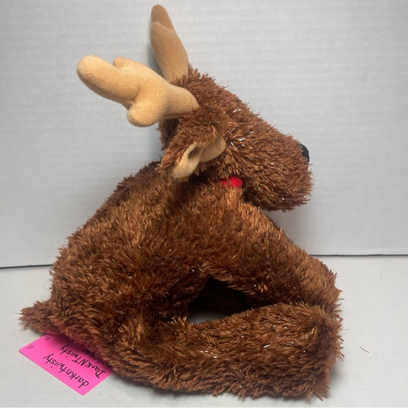 Vintage Hallmark Comet plush tinsel Reindeer Excellent - Picture 14 of 16